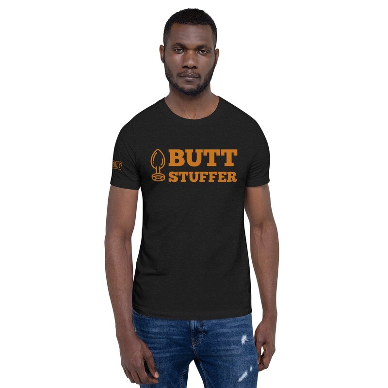 Butt Stuffer TShirt Orange, Size: XS