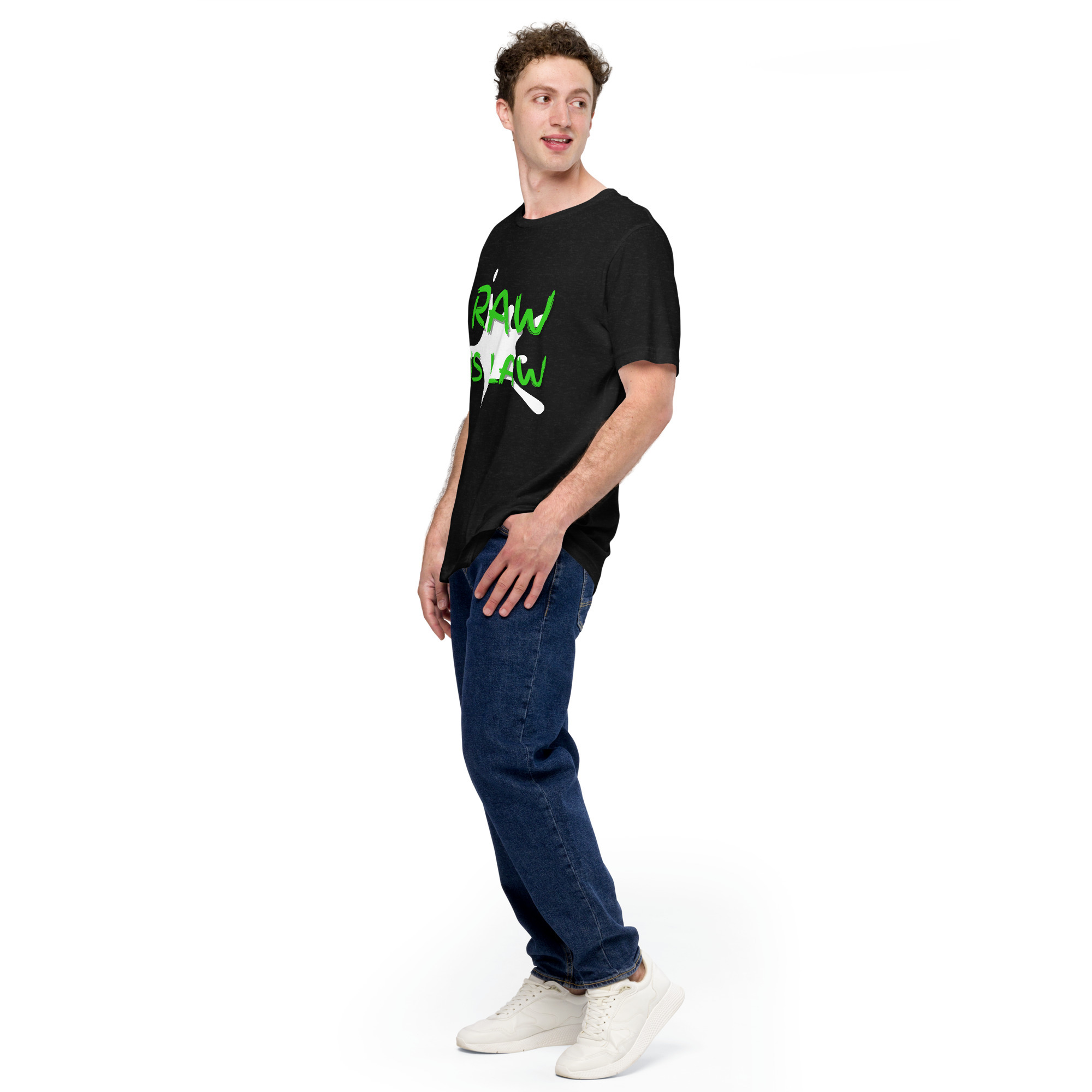 Raw Is Law TShirt Green