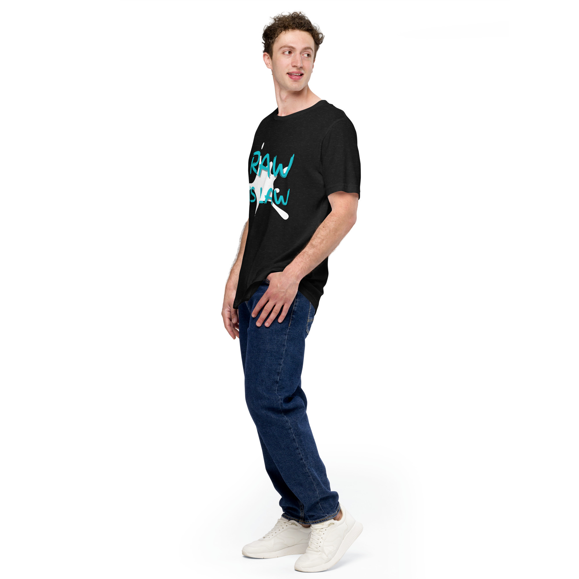 Raw Is Law TShirt Teal