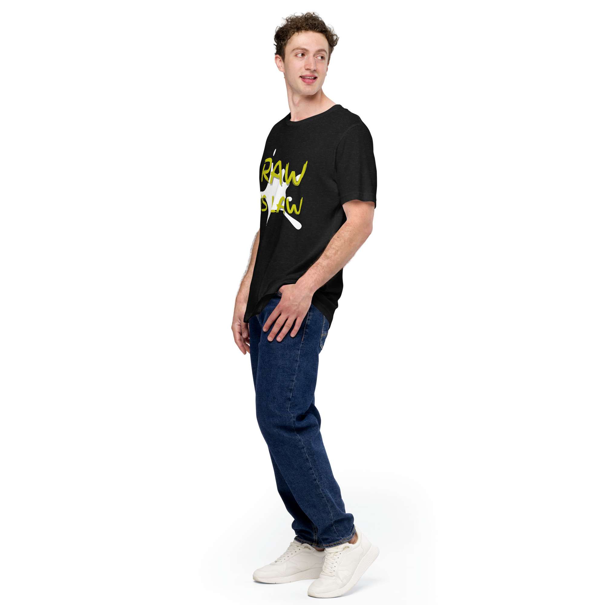 Raw Is Law TShirt Yellow