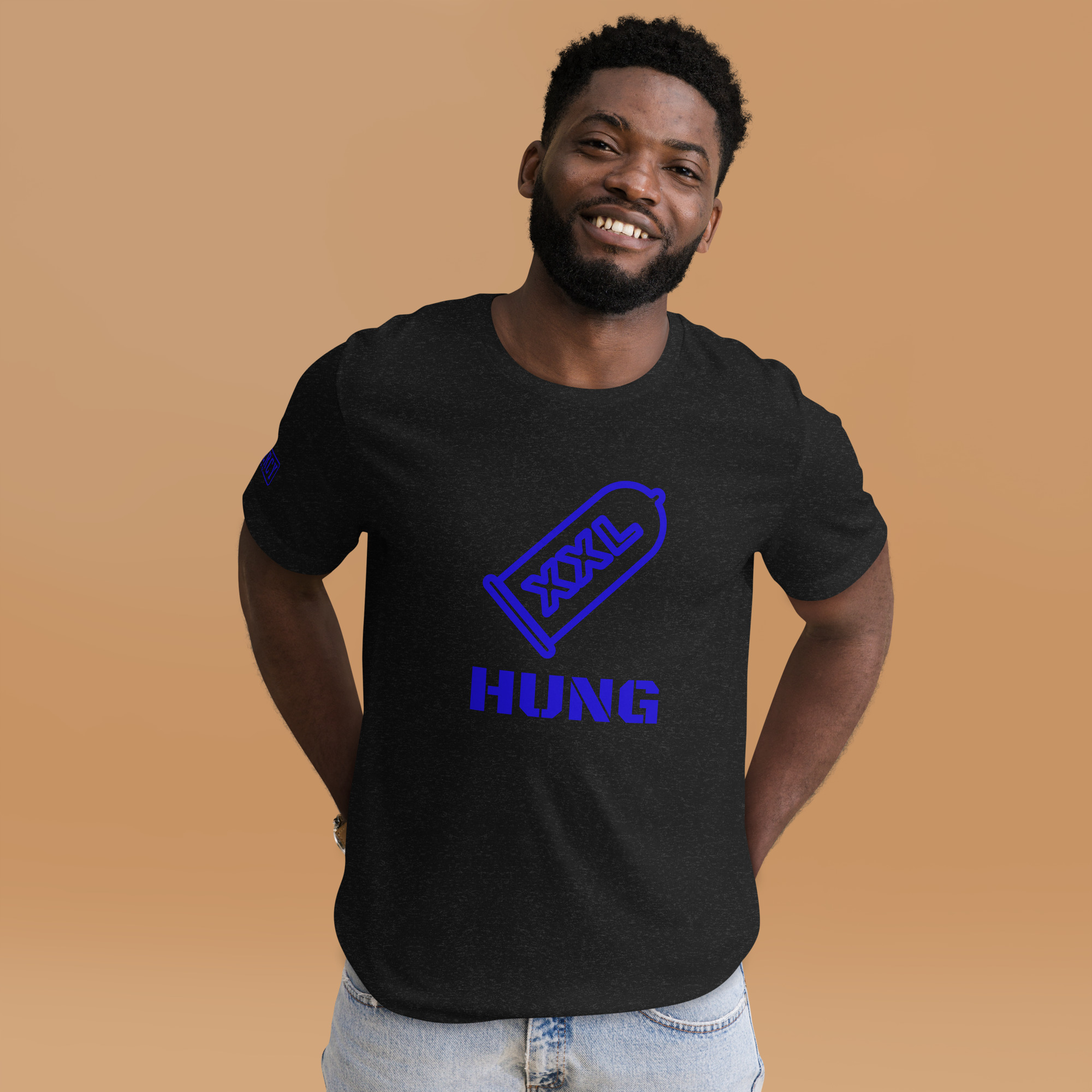 XXL Hung TShirt Royal Blue