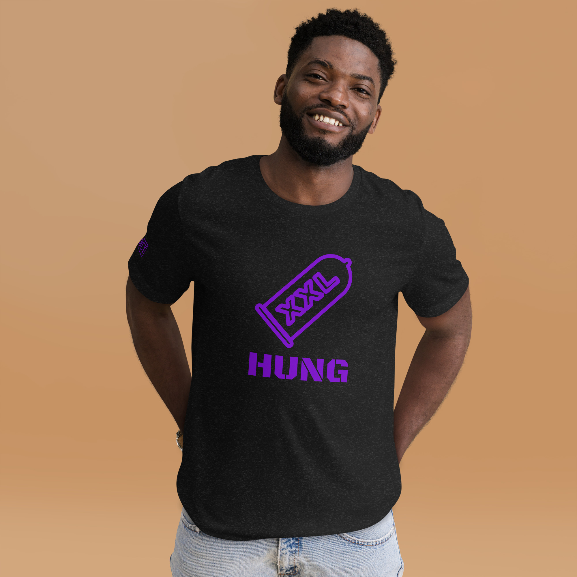 XXL Hung TShirt Purple