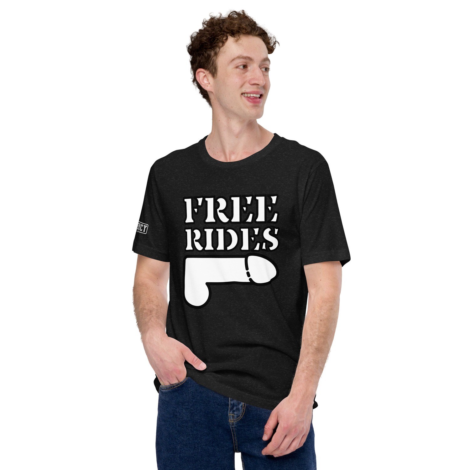 Free Rides TShirt White, Size: XS
