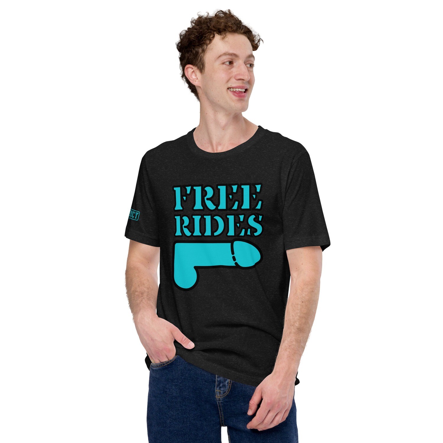 Free Rides TShirt Teal, Size: XS