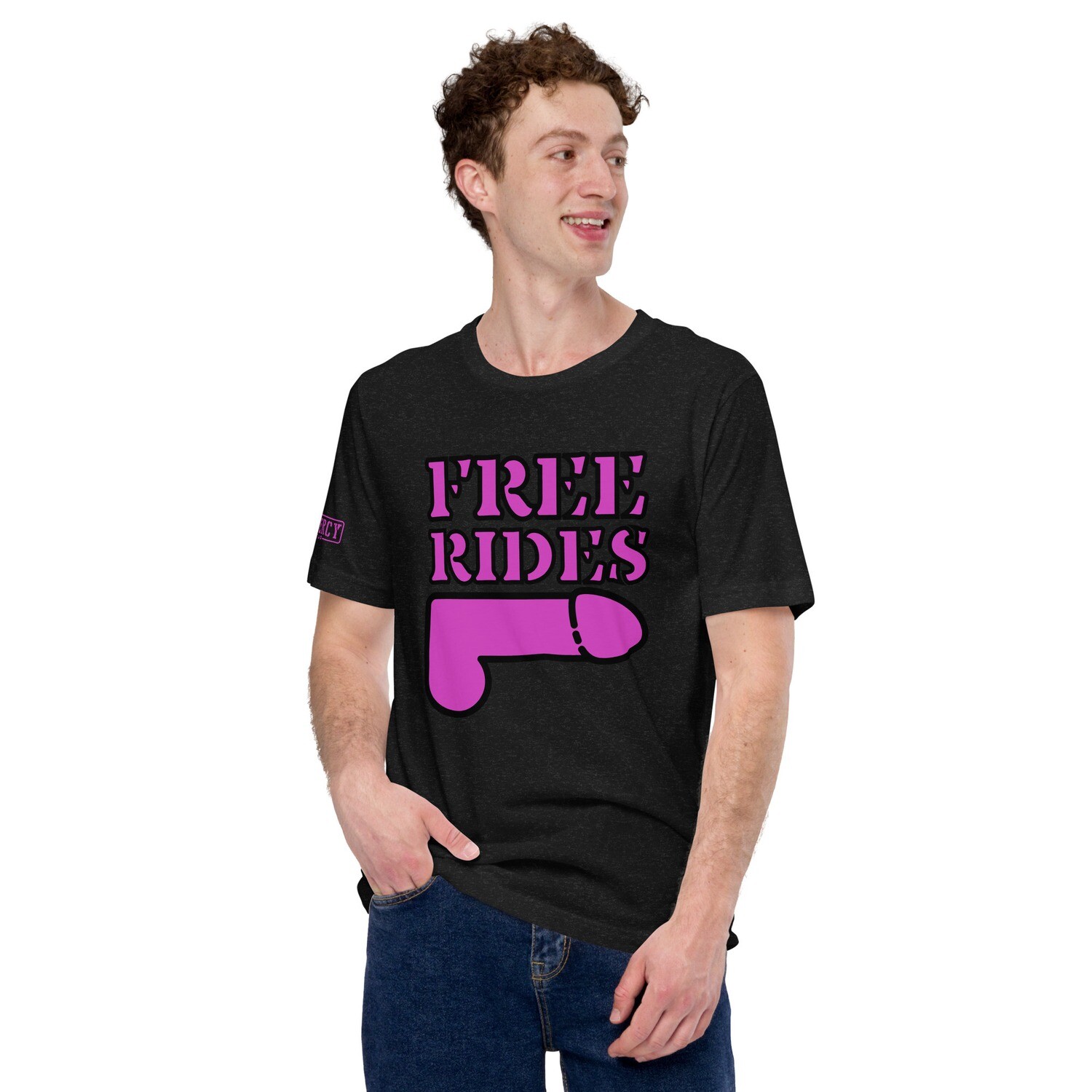 Free Rides TShirt Pink, Size: XS