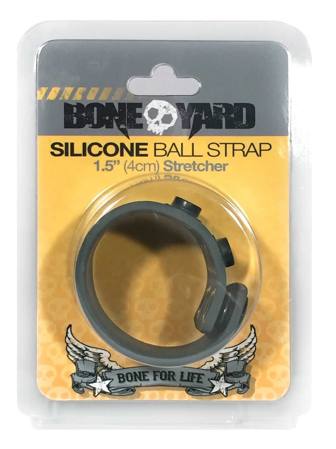 Boneyard - Silicone Ball Strap - 1.5" - Grey