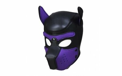 Daytona - Puppy Play Hood Mask - Purple