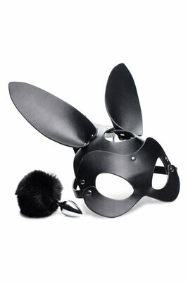 Tailz - Bunny Tail Anal Plug and Mask Set