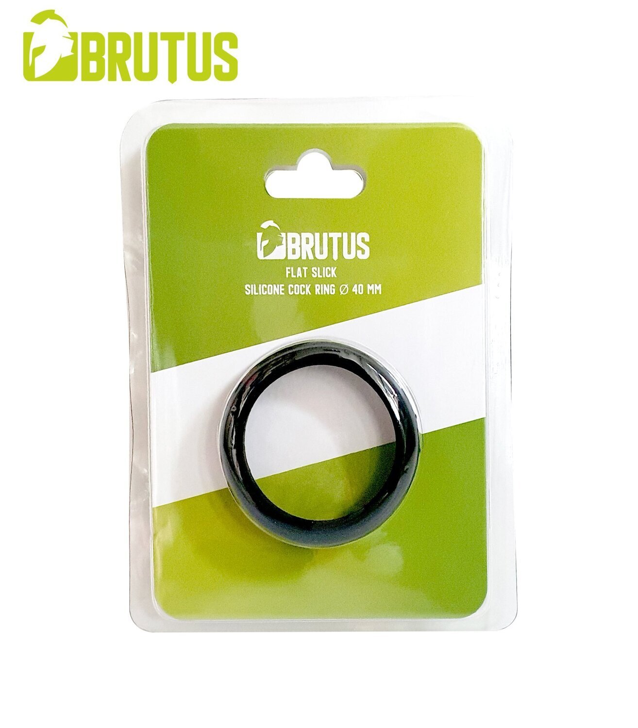 Brutus - Flat Slick Cock Ring - 40mm