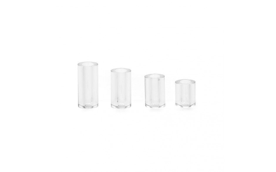 CB-X - Chastity Cage Spacers 4pc - Clear