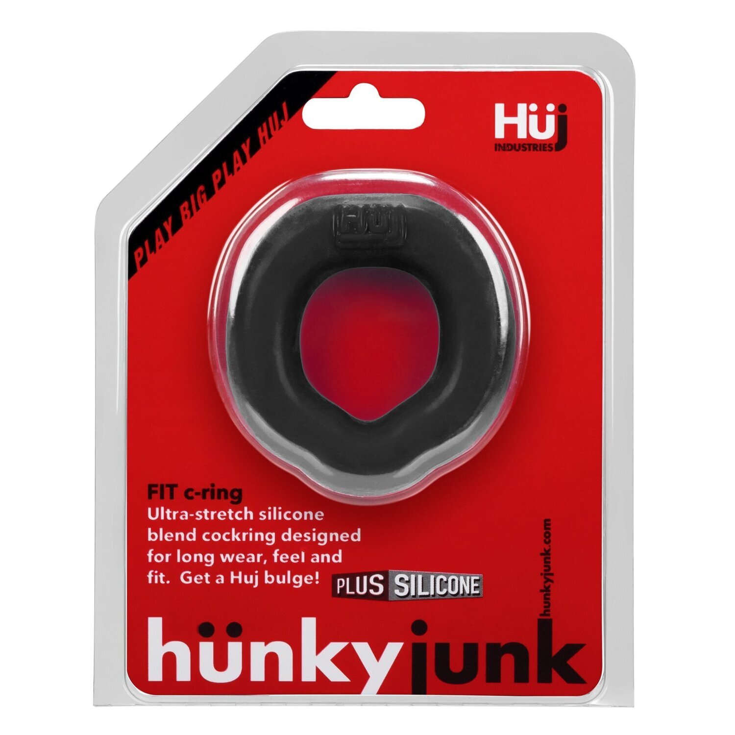Hunkyjunk - FIT Ergo Long-Wear C-ring - Tar