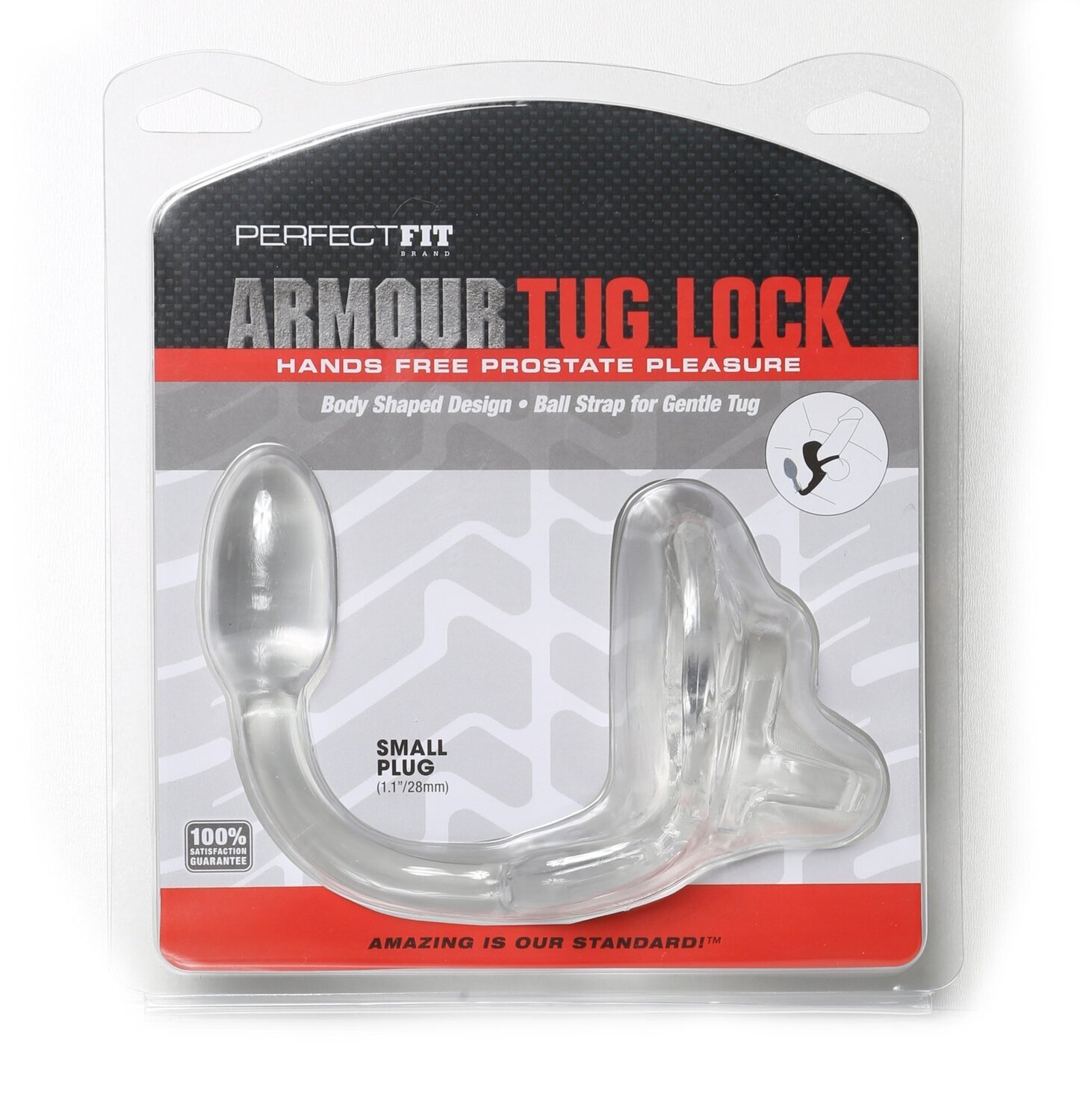 Perfect Fit - Armour Tug Lock - Small - Clear