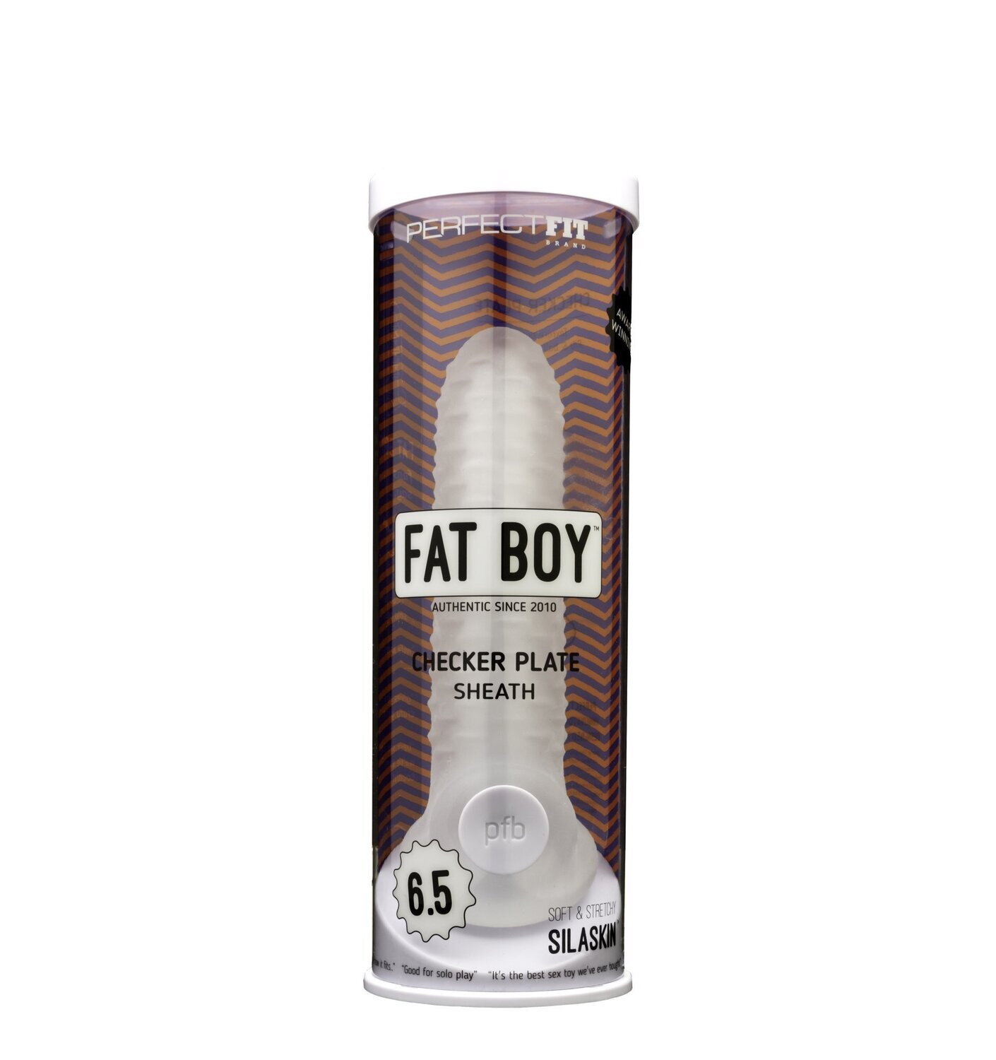 Perfect Fit - Fat Boy Checker Plate Sheath - 6.5in