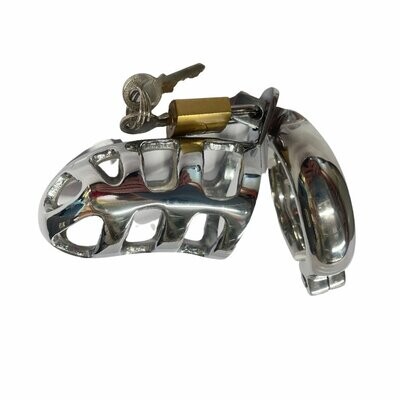 No Mercy Steel - Stainless Steel Chasity Cage - Tortoise