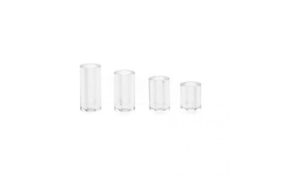 CB-X - Chastity Cage Spacers 4pc - Clear