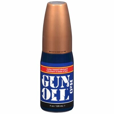 Gun Oil - H2O Lubricant - 4oz/120mL Flip Top Bottle