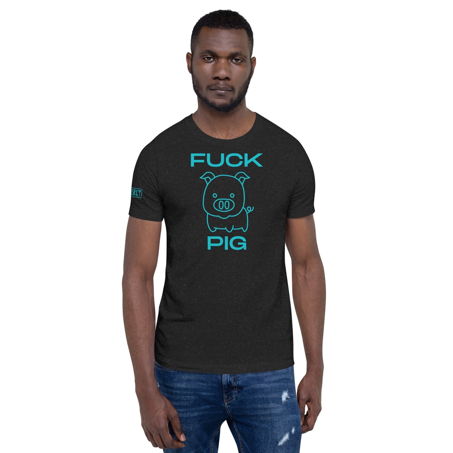 Fk Pig TShirt Teal, Size: XS