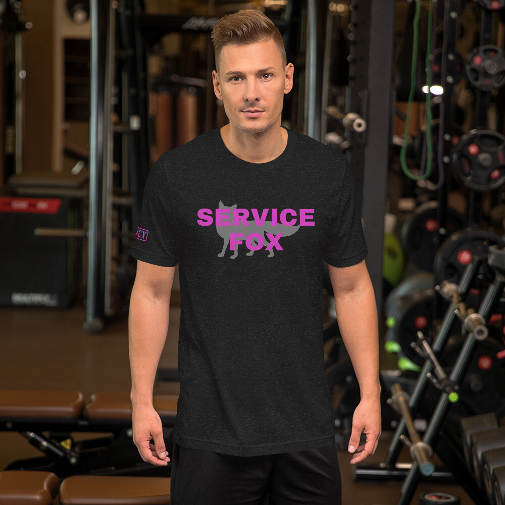 Service Fox TShirt Pink, Size: XS