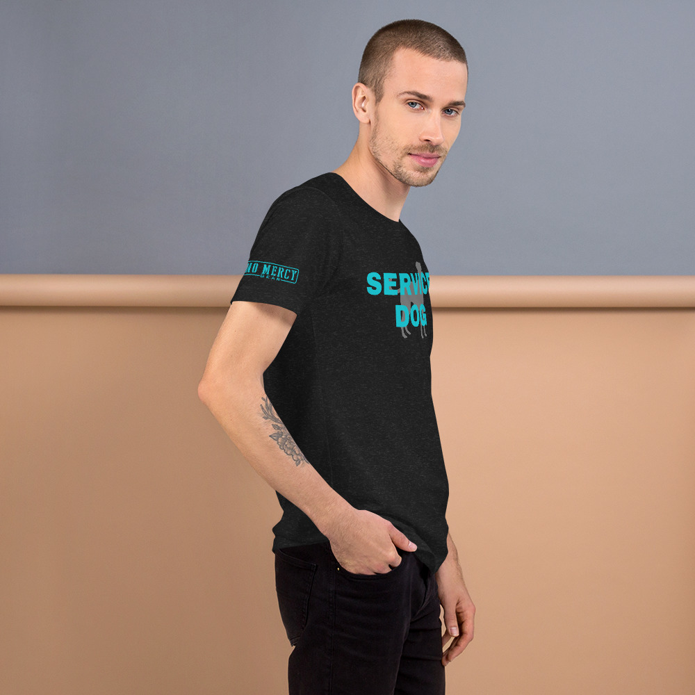 Service Dog TShirt Teal