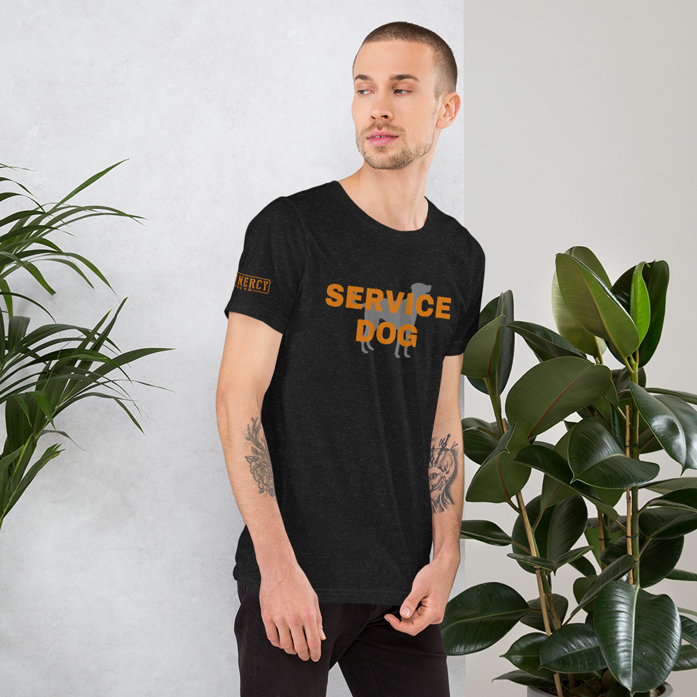 Service Dog TShirt Orange