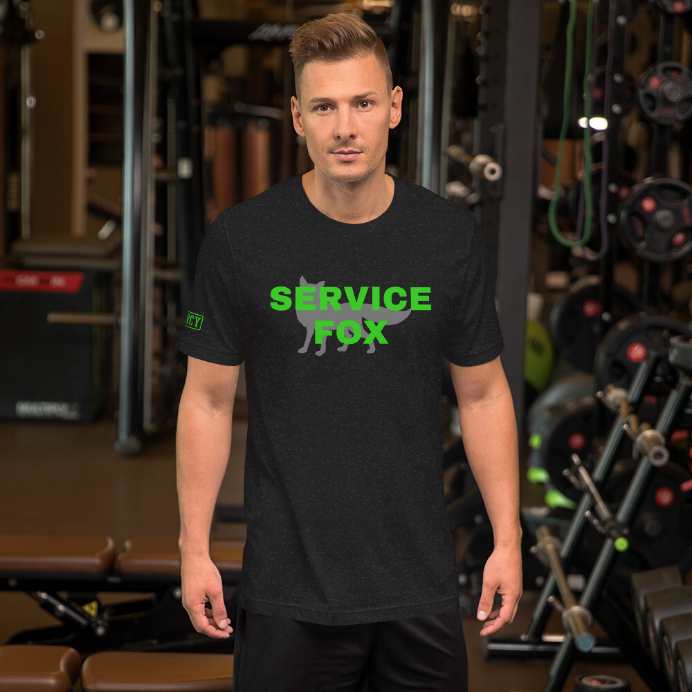 Service Fox TShirt Green, Size: XS