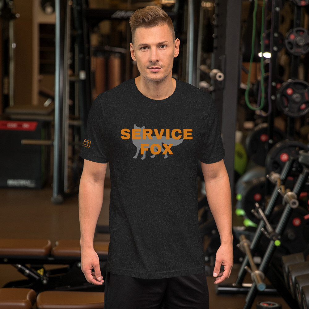 Service Fox TShirt Orange, Size: XS