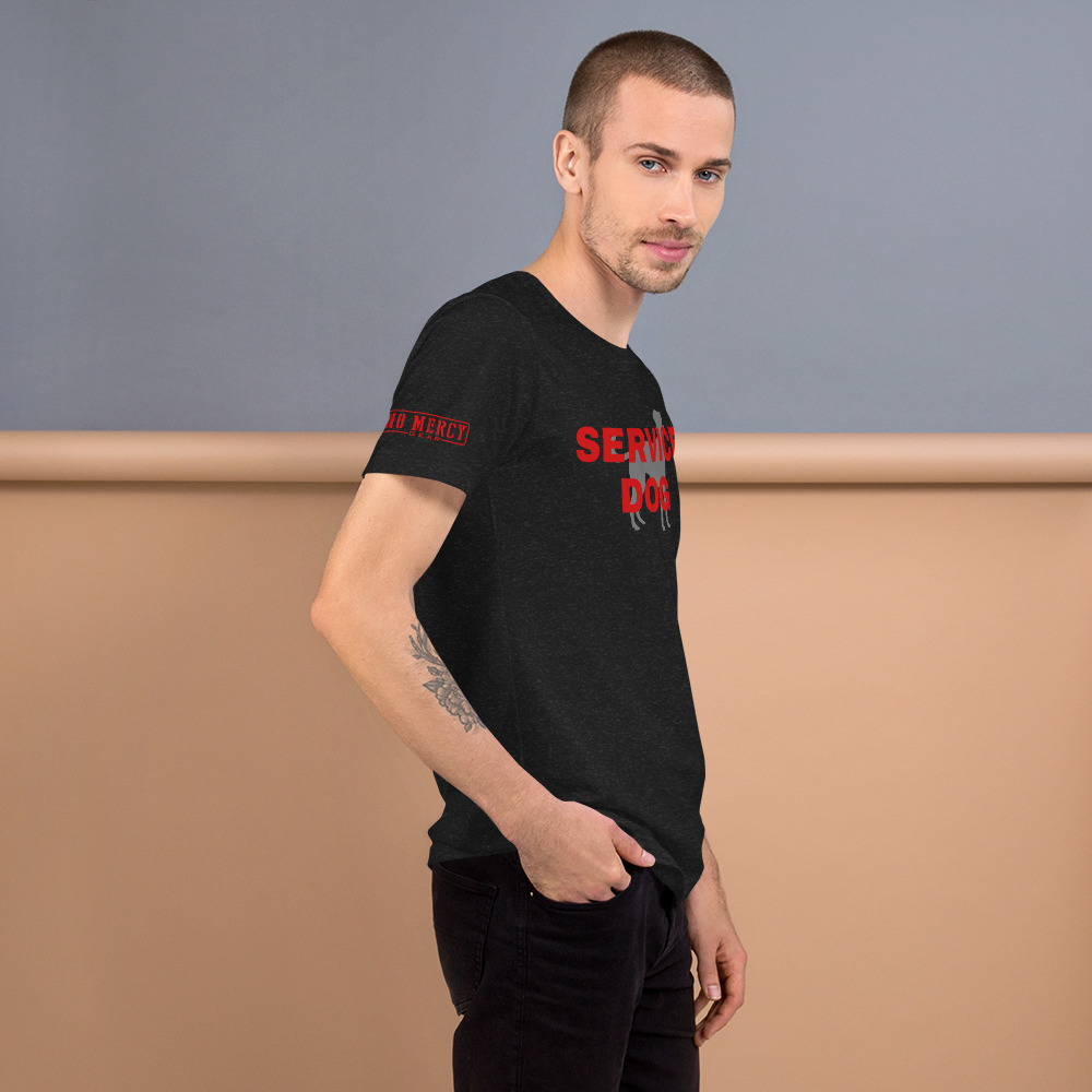 Service Dog TShirt Red
