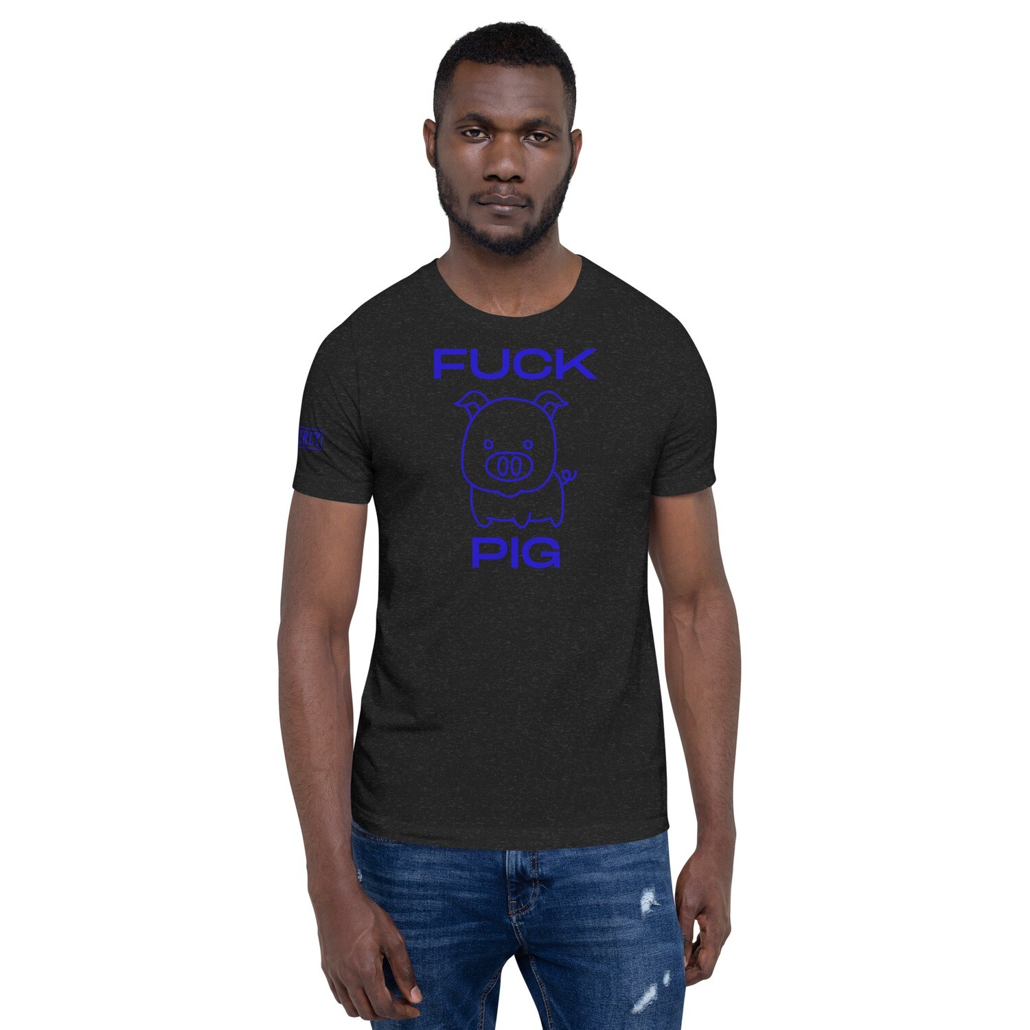Fk Pig TShirt Blue, Size: XS