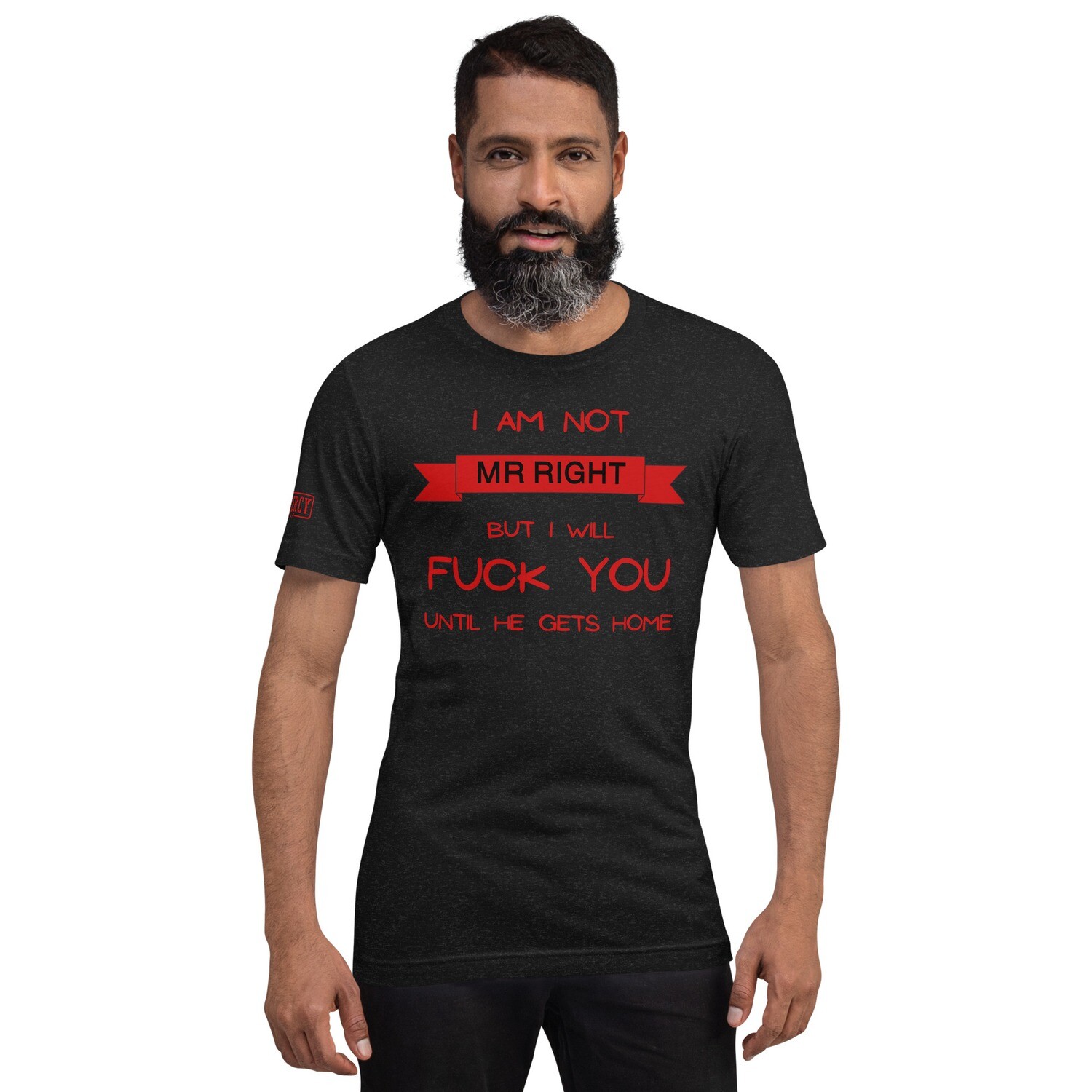 Mr Right TShirt Red, Size: XS