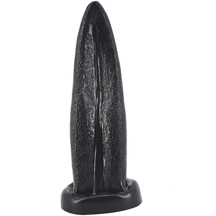 FAAK - Tongue Shaped Anal Plug - Black