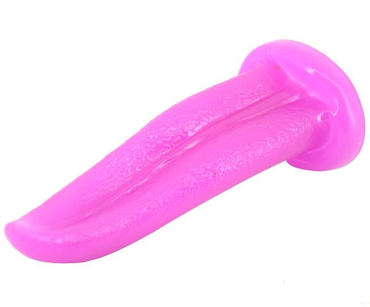 FAAK - Tongue Shaped Anal Plug - Purple