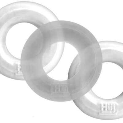 Hunkyjunk - Cockrings 3pc - White Ice