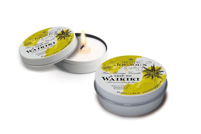 Petits Joujoux - A Trip to Waikiki Massage Candle - 43mL