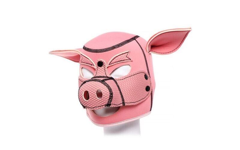 Daytona - Neoprene Pig Mask - Pink