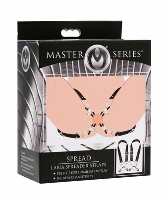 Master Series - Labia Spreader Straps with Clamps
