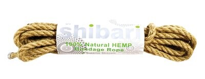 Shibari - 100% Natural Hemp Rope - 5m