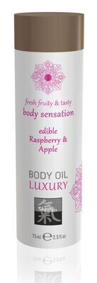 Shiatsu - Edible Body Oil - Raspberry and Apple