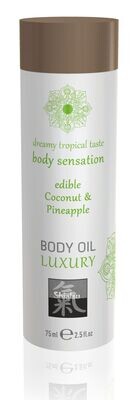 Shiatsu - Edible Body Oil - Coconut & Pineapple