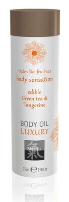 Shiatsu - Edible Body Oil - Green Tea & Tangerine
