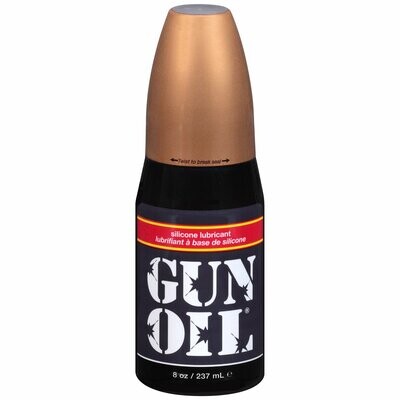 Gun Oil - Silicone Lubricant - 8oz/240mL Flip Top Bottle