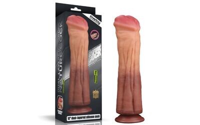 Lovetoy - Dual Layered Silicone Dildo - 12