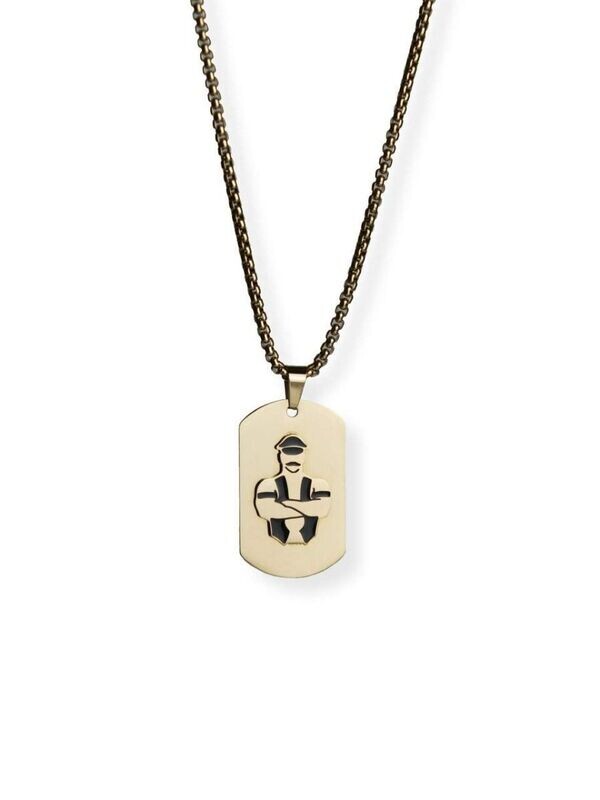 Master of the House Dog Tag - Master w/ Gold Plating