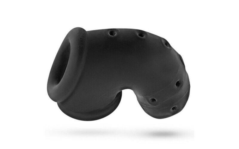 OxBalls - Airlock Vented Chastity - Black Ice