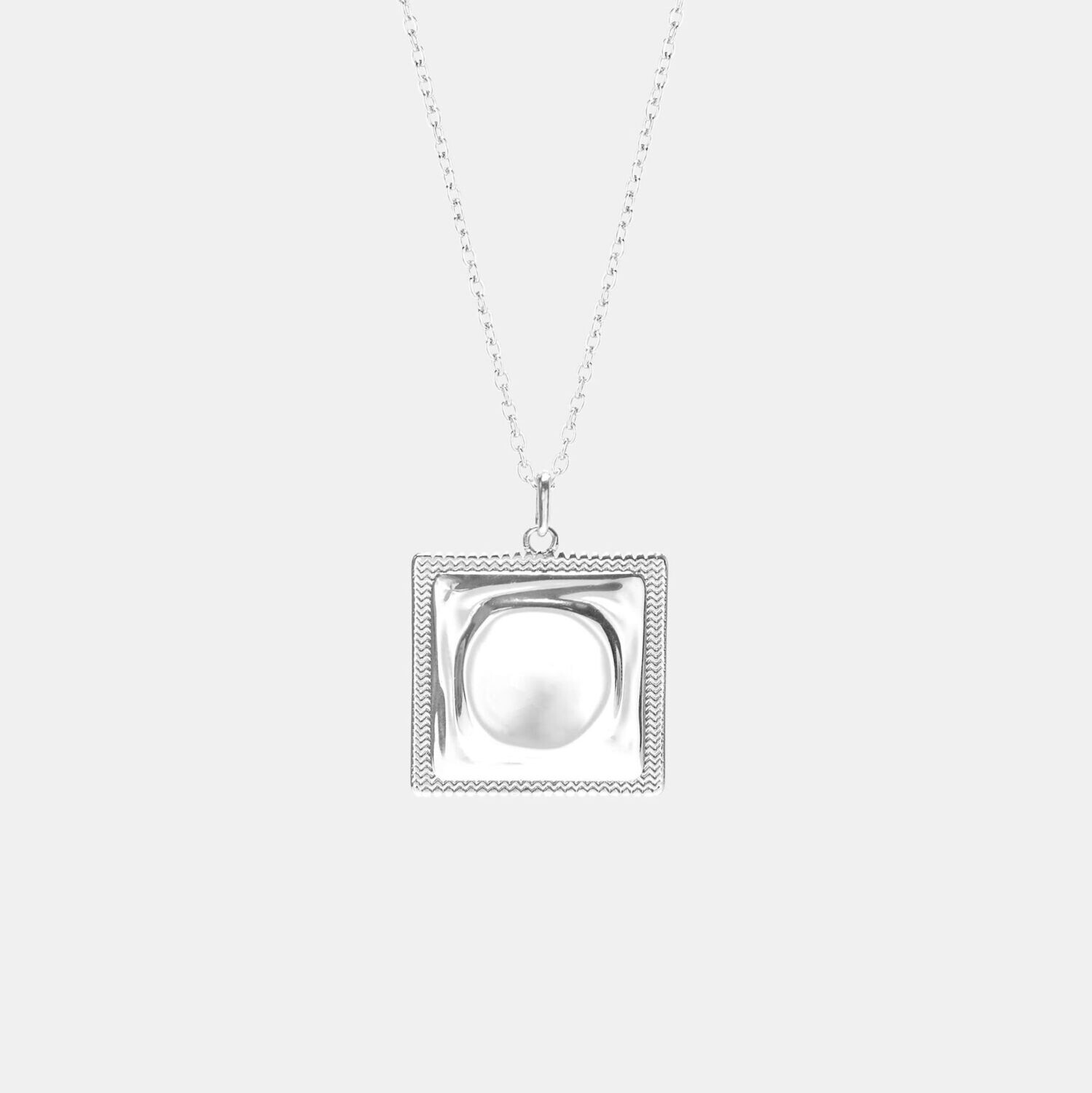 Hoemo World - Condom Pendant Necklace - Silver