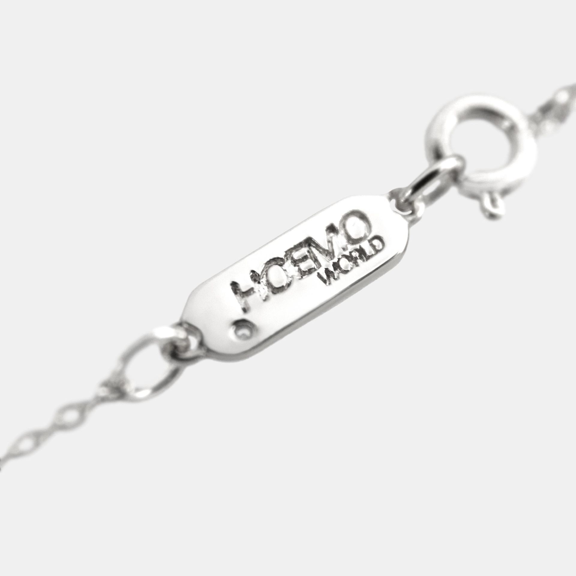Hoemo World - Diamond Drip Dick Pendant Necklace - Silver