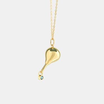 Hoemo World - Dripping Douche Pendant Necklace - Gold