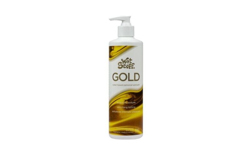 Wet Stuff - Gold Water-based Lubricant - Pump Top 550g