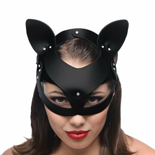 Master Series - Bad Kitten Leather Cat Mask