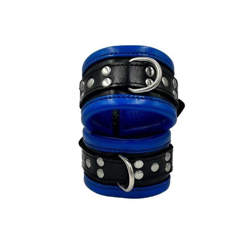 No Mercy Supreme Bondage - Wrist Restraints - Blue/Black