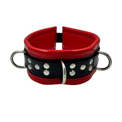 No Mercy Supreme Bondage - Collar - Red/Black